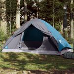 Sport si Outdoor - Camping - Corturi camping - Cort de camping cupola pentru 4 persoane, albastru, impermeabil - Infinity.ro