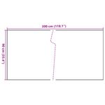 Casa si Gradina - Gradina si terasa - Garduri, panouri si accesorii - Paravan pentru balcon, maro si negru, 300x90 cm, poliratan - Infinity.ro