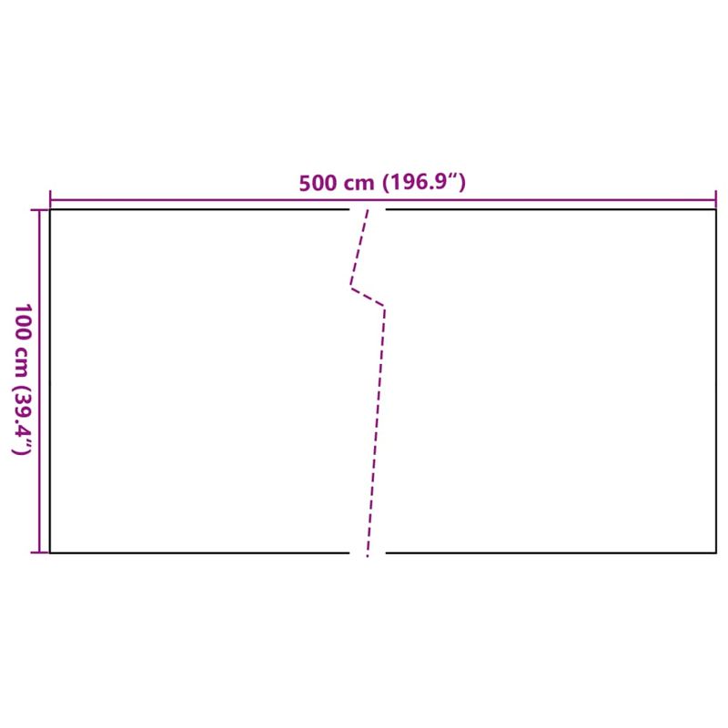 Casa si Gradina - Gradina si terasa - Garduri, panouri si accesorii - Paravan pentru balcon, maro si negru, 500x100 cm, poliratan - Infinity.ro