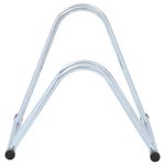 Sport si Outdoor - Ciclism - Accesorii pentru biciclete - Suporturi accesorii biciclete - Suport pentru 2 biciclete de sine statator, otel galvanizat, model triunghi - Infinity.ro