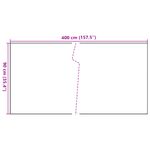 Casa si Gradina - Gradina si terasa - Garduri, panouri si accesorii - Paravan pentru balcon, antracit, 400x90 cm, poliratan - Infinity.ro