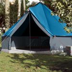 Sport si Outdoor - Camping - Corturi camping - Cort de familie Tipi pentru 10 persoane, albastru, impermeabil - Infinity.ro