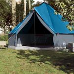 Sport si Outdoor - Camping - Corturi camping - Cort de familie Tipi pentru 10 persoane, albastru, impermeabil - Infinity.ro