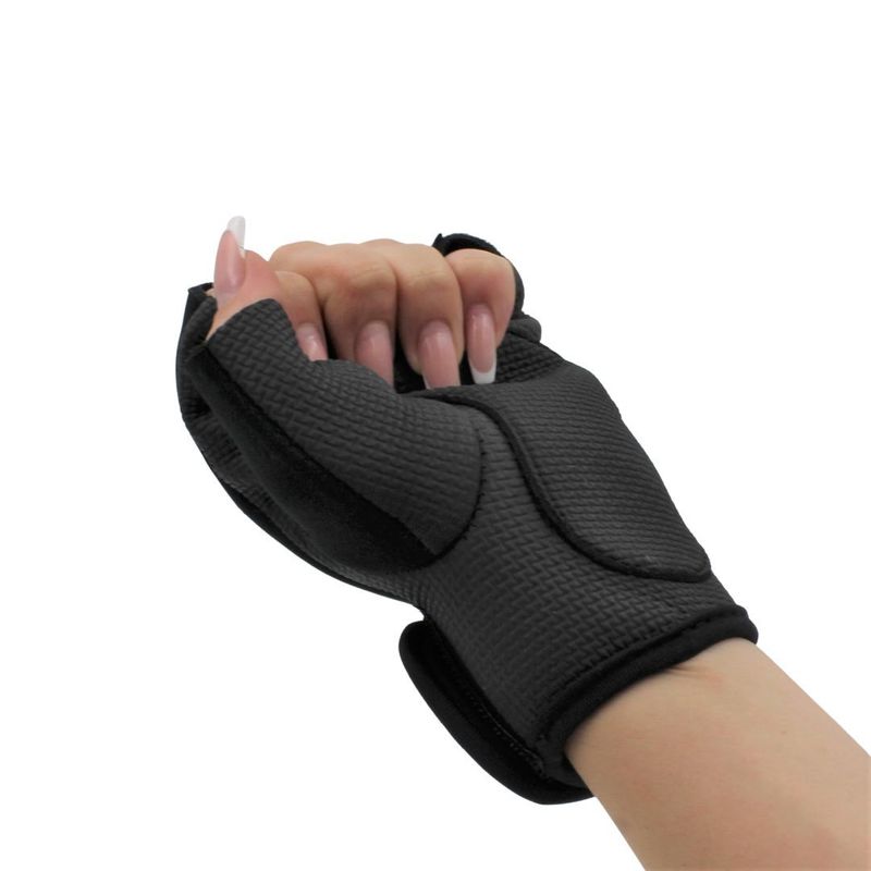 Sport si Outdoor - Ciclism - Accesorii pentru biciclete - Accesorii siguranta ciclism - Manusi ciclism fara degete culoarea negru - Infinity.ro