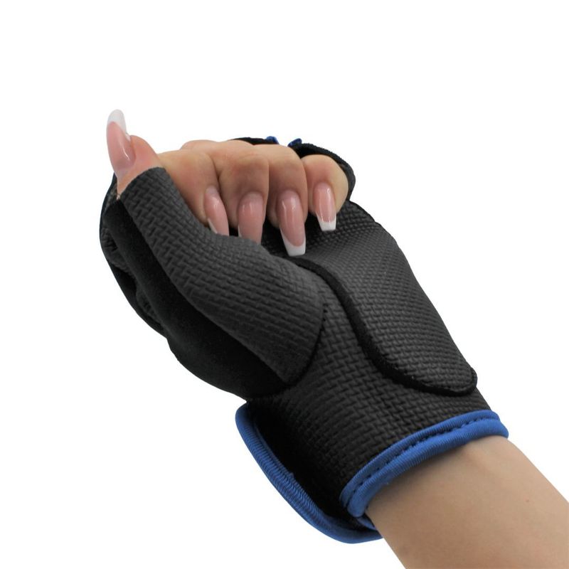 Sport si Outdoor - Ciclism - Accesorii pentru biciclete - Accesorii siguranta ciclism - Manusi ciclism fara degete culoarea albastru - Infinity.ro