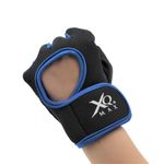 Sport si Outdoor - Ciclism - Accesorii pentru biciclete - Accesorii siguranta ciclism - Manusi ciclism fara degete culoarea albastru - Infinity.ro