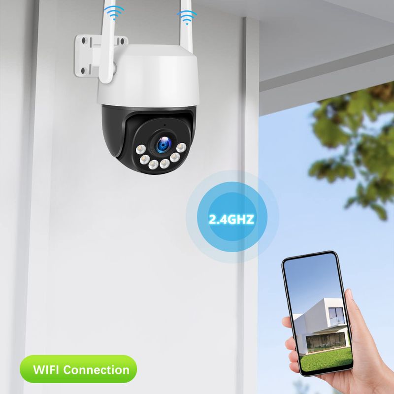 Casa si Gradina - Electrice - Smart Home - Camere de supraveghere - Camera wi fi ptz cctv ip 2 cai audio-interfon, retea, exterior-interior 1080 p - Infinity.ro