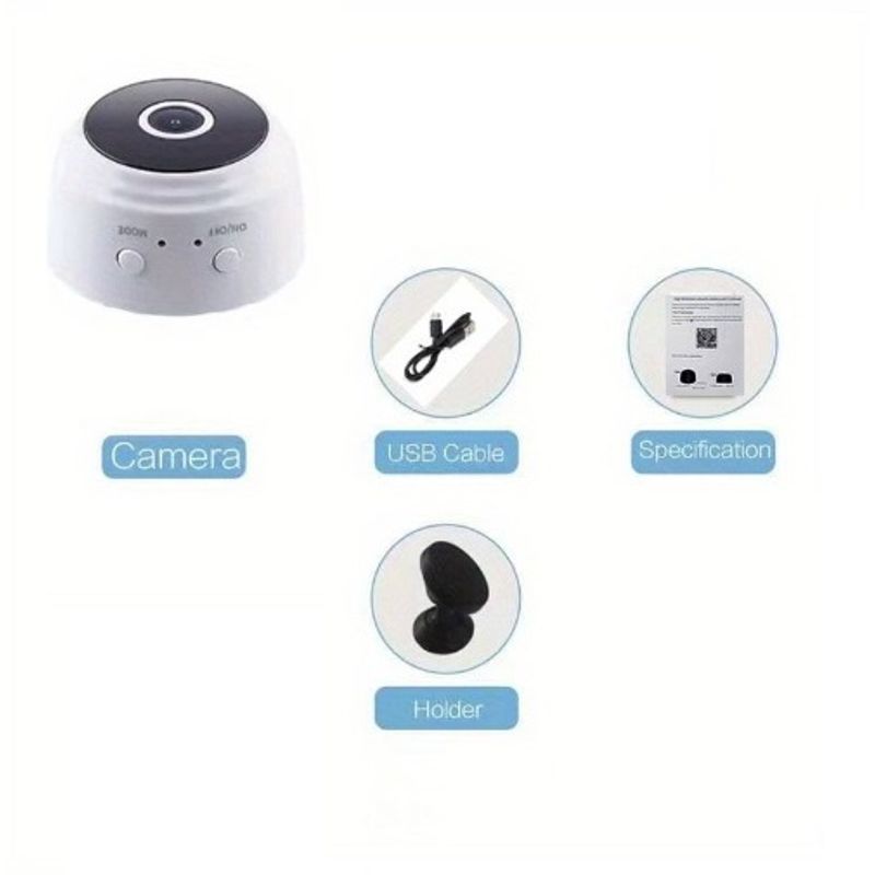 Casa si Gradina - Electrice - Smart Home - Camere de supraveghere - Mini cameră de supraveghere, wi-fi, supraveghere live, inregistrare - Infinity.ro