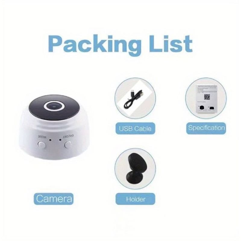 Casa si Gradina - Electrice - Smart Home - Camere de supraveghere - Mini cameră de supraveghere, wi-fi, supraveghere live, inregistrare - Infinity.ro