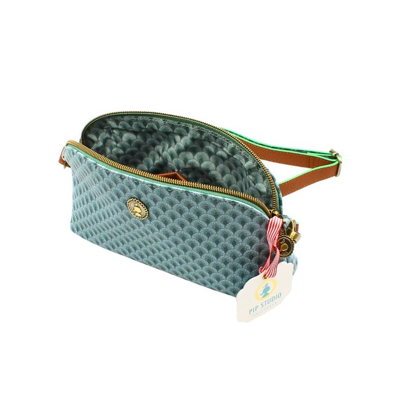 Fashion, accesorii si bijuterii - Femei - Accesorii femei - Genti si rucsacuri femei - Geanta verde crossbody 22x6x13,5 cm Suki - Infinity.ro