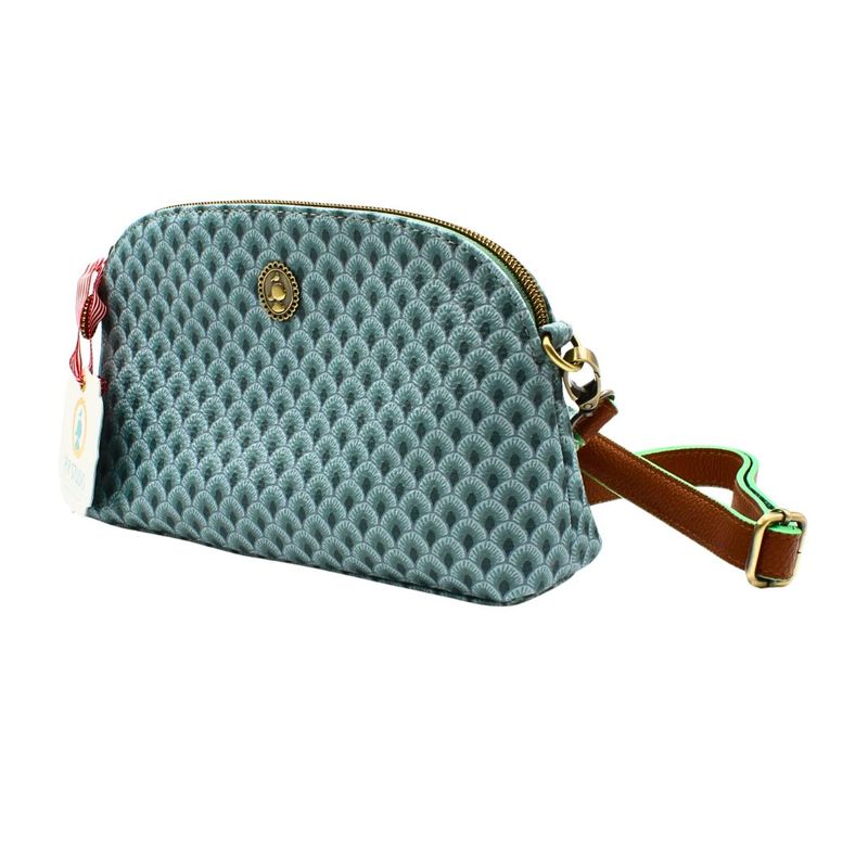 Fashion, accesorii si bijuterii - Femei - Accesorii femei - Genti si rucsacuri femei - Geanta verde crossbody 22x6x13,5 cm Suki - Infinity.ro