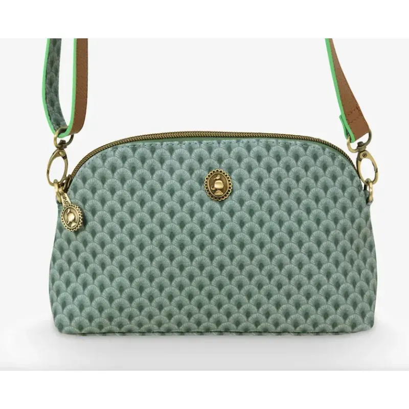 Fashion, accesorii si bijuterii - Femei - Accesorii femei - Genti si rucsacuri femei - Geanta verde crossbody 22x6x13,5 cm Suki - Infinity.ro