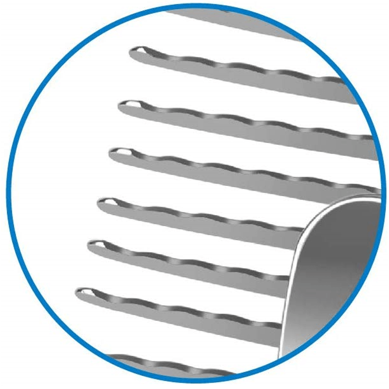 Petshop - Ingrijire si Igiena - Aparate de ingrijire - Alte aparate ingrijire animale - Perie pieptene albastru cu 9 lame de descalcit parul pentru caini si pisici cu par lung sau scurt - Infinity.ro