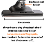 Petshop - Ingrijire si Igiena - Aparate de ingrijire - Alte aparate ingrijire animale - Perie trimmer caini si pisici profesionala cu autocuratare - Roz, Mare - Infinity.ro