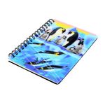 Carti si Birotica - Papetarie - Agende si calendare - Agende si carnete - Carnetel zoo cu spirala 3D Penguin Plunge - Infinity.ro