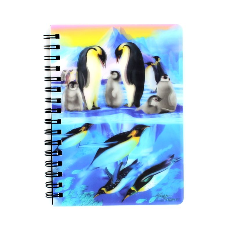 Carti si Birotica - Papetarie - Agende si calendare - Agende si carnete - Carnetel zoo cu spirala 3D Penguin Plunge - Infinity.ro