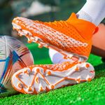 Sport si Outdoor - Echipament Sportiv - Incaltaminte sport - Pantofi sport - Ghete de fotbal MBrands FG , pentru teren cu iarba, 7.2 , culoare portocaliu 38 - Infinity.ro