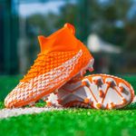 Sport si Outdoor - Echipament Sportiv - Incaltaminte sport - Pantofi sport - Ghete de fotbal MBrands FG , pentru teren cu iarba, 7.2 , culoare portocaliu 38 - Infinity.ro