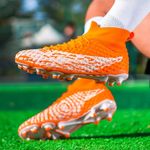 Sport si Outdoor - Echipament Sportiv - Incaltaminte sport - Pantofi sport - Ghete de fotbal MBrands FG , pentru teren cu iarba, 7.2 , culoare portocaliu 38 - Infinity.ro