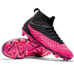 Sport si Outdoor - Echipament Sportiv - Incaltaminte sport - Pantofi sport - Ghete de fotbal MBrands FG , pentru teren cu iarba, 7.2 , culoare negru 44 - Infinity.ro