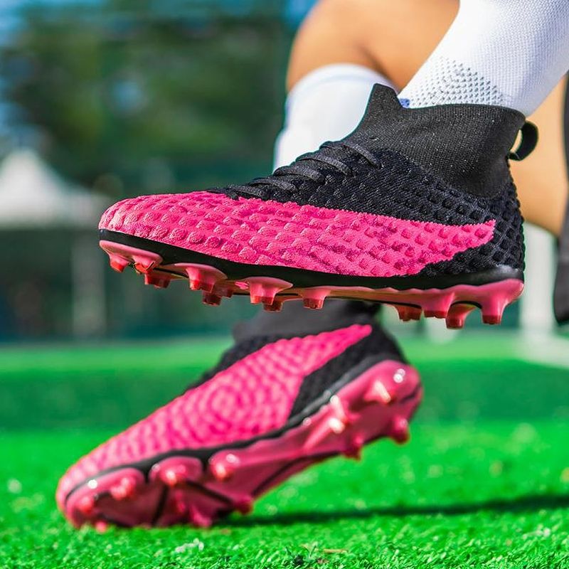 Sport si Outdoor - Echipament Sportiv - Incaltaminte sport - Pantofi sport - Ghete de fotbal MBrands FG , pentru teren cu iarba, 7.2 , culoare negru 44 - Infinity.ro