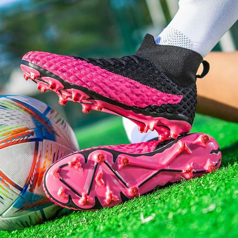 Sport si Outdoor - Echipament Sportiv - Incaltaminte sport - Pantofi sport - Ghete de fotbal MBrands FG , pentru teren cu iarba, 7.2 , culoare negru 42 - Infinity.ro