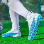 Sport si Outdoor - Echipament Sportiv - Incaltaminte sport - Pantofi sport - Ghete de fotbal MBrands FG , pentru teren cu iarba, 7.2 , culoare albastru 44 - Infinity.ro