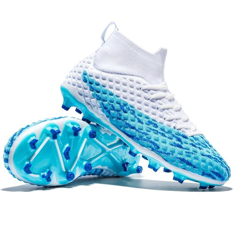 Sport si Outdoor - Echipament Sportiv - Incaltaminte sport - Pantofi sport - Ghete de fotbal MBrands FG , pentru teren cu iarba, 7.2 , culoare albastru 44 - Infinity.ro