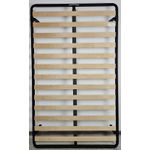 Casa si Gradina - Mobilier - Saltele si somiere - Somiere - Somiera pat Sanremo 140x200, cadru metal, 12 lamele, cu picioare 25 cm - Infinity.ro