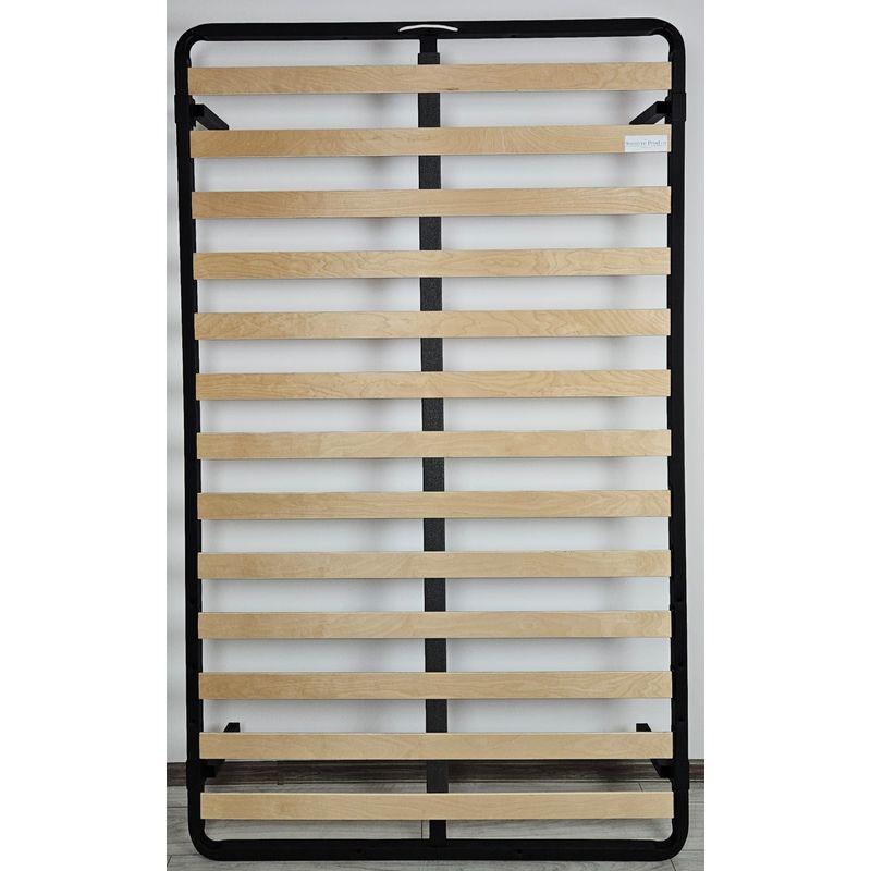 Casa si Gradina - Mobilier - Saltele si somiere - Somiere - Somiera pat Sanremo 140x200, cadru metal, 12 lamele, cu picioare 25 cm - Infinity.ro