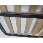 Casa si Gradina - Mobilier - Saltele si somiere - Somiere - Somiera pat Sanremo 140x200, cadru metal, 12 lamele, cu picioare 25 cm - Infinity.ro