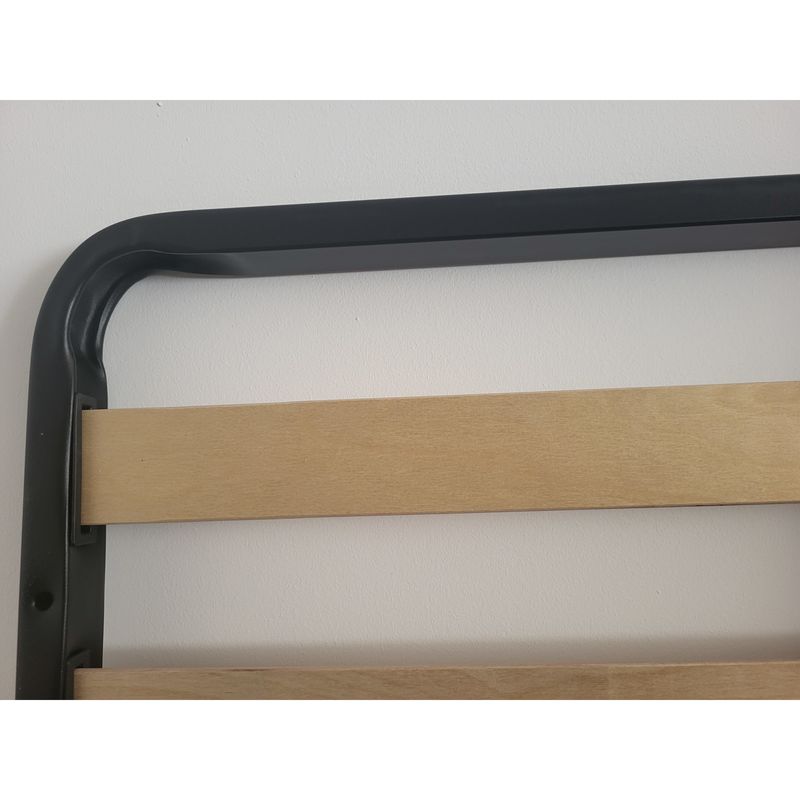 Casa si Gradina - Mobilier - Saltele si somiere - Somiere - Somiera pat Sanremo, 12 lamele, cadru metal, fara picioare, 160 x 200 - Infinity.ro