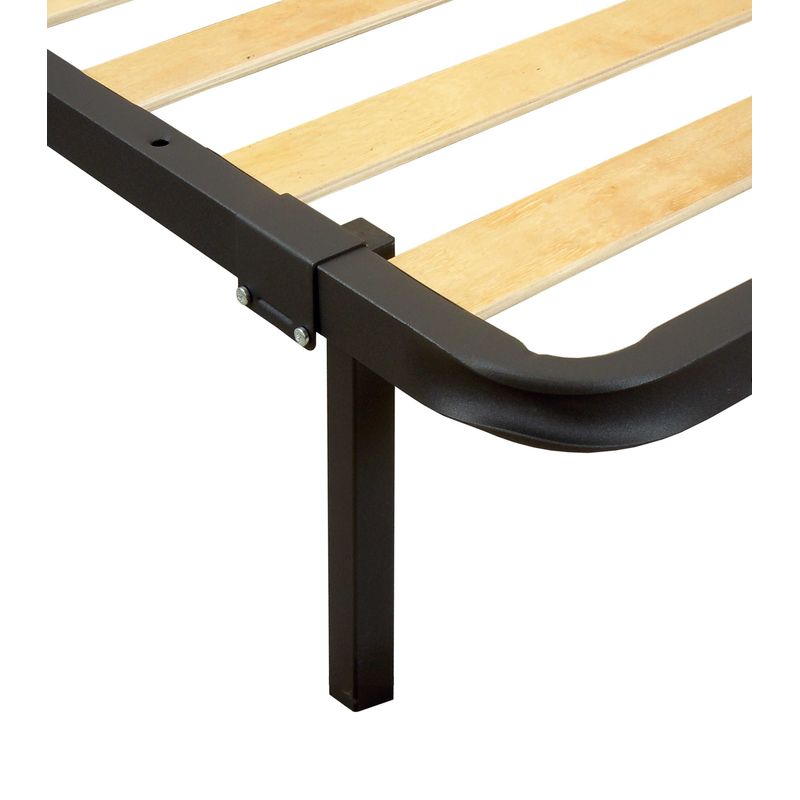 Casa si Gradina - Mobilier - Saltele si somiere - Somiere - Somiera pat Milano 140x200, cu picioare 30 cm, 13 lamele lemn, cadru metal - Infinity.ro