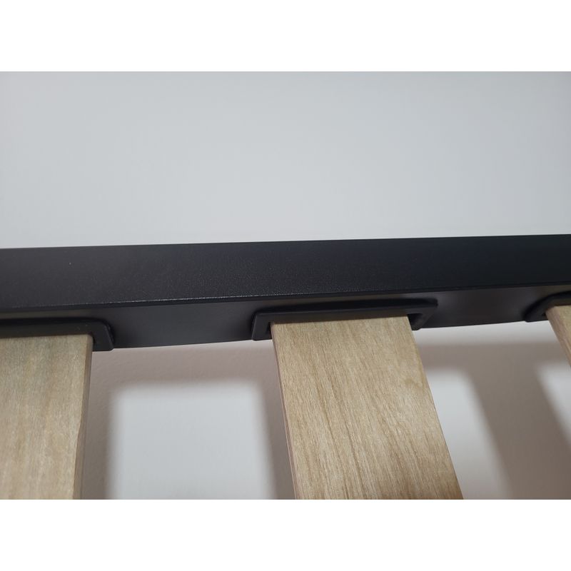 Casa si Gradina - Mobilier - Saltele si somiere - Somiere - Somiera pat Sanremo, 12 lamele, cadru metal, fara picioare, 160 x 200 - Infinity.ro