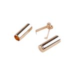 Casa si Gradina - Decoratiuni - DIY - Articole mercerie - Set 2 capete metalice cu sigurante pentru snur Crisalida, 6 mm, Auriu - Infinity.ro