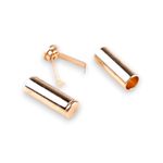 Casa si Gradina - Decoratiuni - DIY - Articole mercerie - Set 2 capete metalice cu sigurante pentru snur Crisalida, 6 mm, Auriu - Infinity.ro