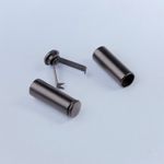 Casa si Gradina - Decoratiuni - DIY - Articole mercerie - Set 2 capete metalice cu sigurante pentru snur Crisalida, 6 mm, Negru - Infinity.ro