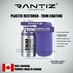 Auto si Moto - Intretinere auto - Produse curatare auto - Solutie restaurare plastic si anvelope Nano RANTIZ® , finisaj mat 50 ml - Infinity.ro