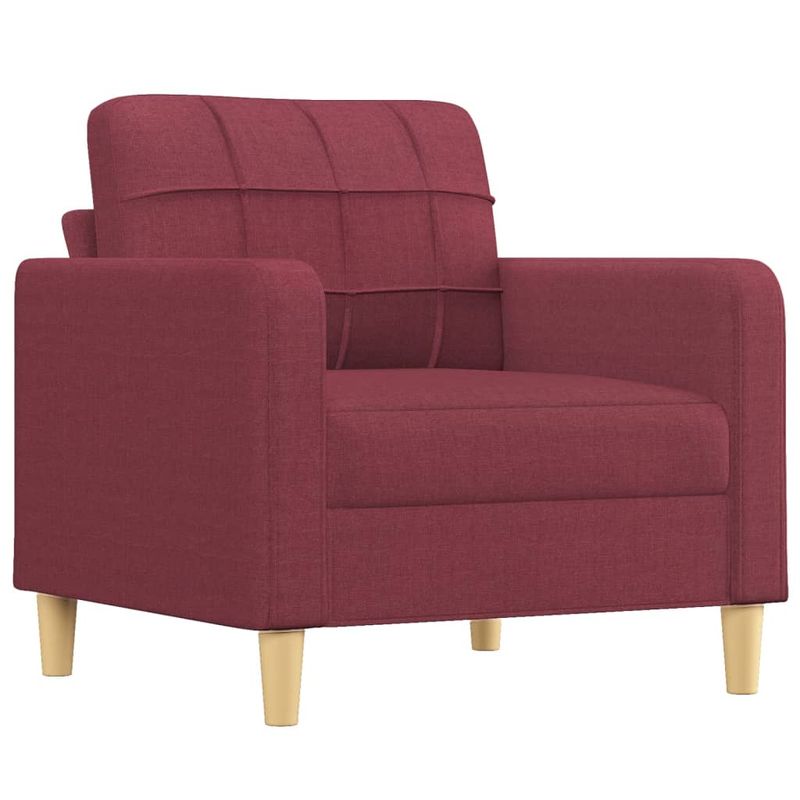 Casa si Gradina - Mobilier - Seturi de mobilier - Seturi living - Set canapea cu perne, 4 piese, rosu vin, material textil - Infinity.ro