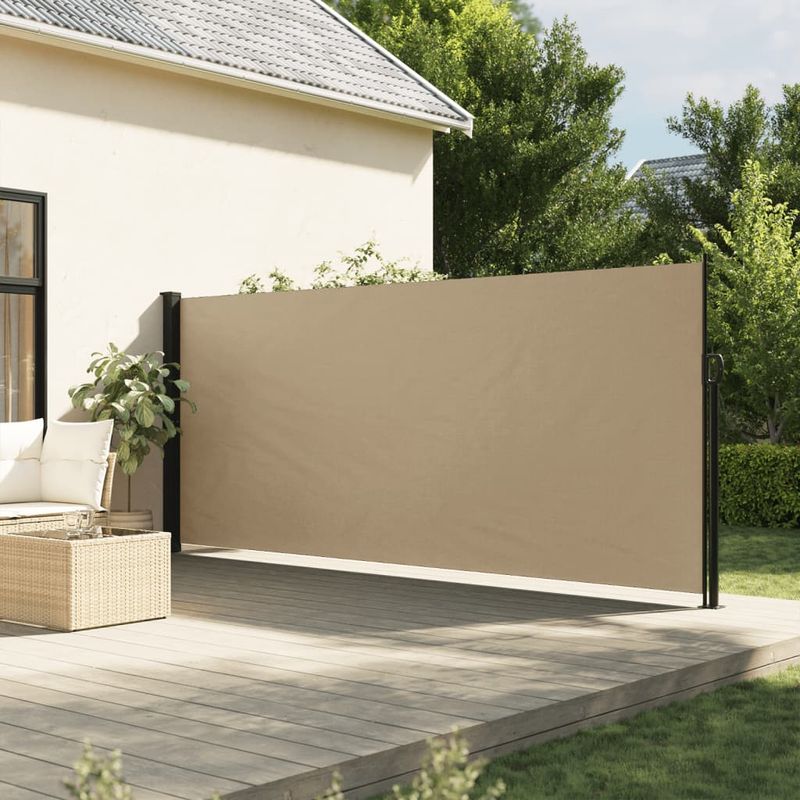 Casa si Gradina - Gradina si terasa - Umbrele si pavilioane - Umbrele - Copertina laterala retractabila, bej, 180x500 cm - Infinity.ro