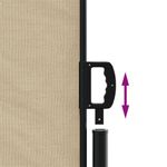 Casa si Gradina - Gradina si terasa - Umbrele si pavilioane - Umbrele - Copertina laterala retractabila, bej, 180x500 cm - Infinity.ro