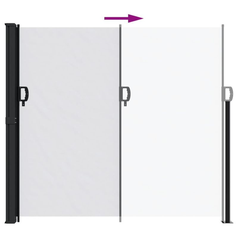 Casa si Gradina - Gradina si terasa - Umbrele si pavilioane - Umbrele - Copertina laterala retractabila, alb, 180x600 cm - Infinity.ro