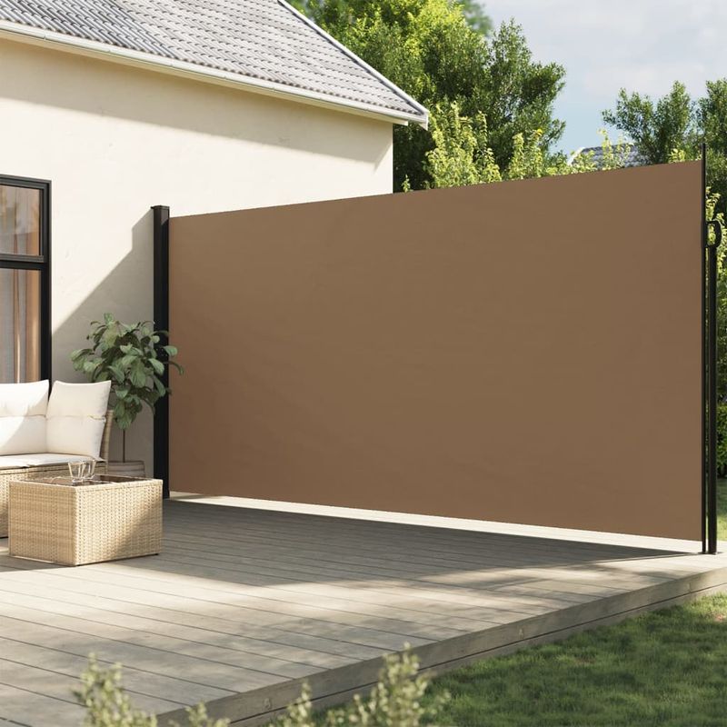 Casa si Gradina - Gradina si terasa - Umbrele si pavilioane - Umbrele - Copertina laterala retractabila, gri taupe, 220x500 cm - Infinity.ro