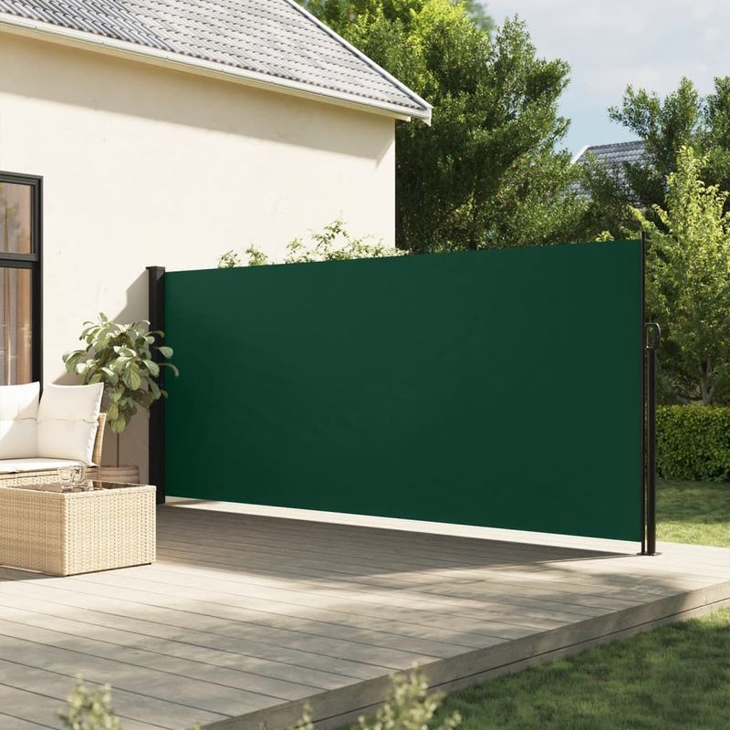 Casa si Gradina - Gradina si terasa - Umbrele si pavilioane - Umbrele - Copertina laterala retractabila, verde inchis, 170x300 cm - Infinity.ro
