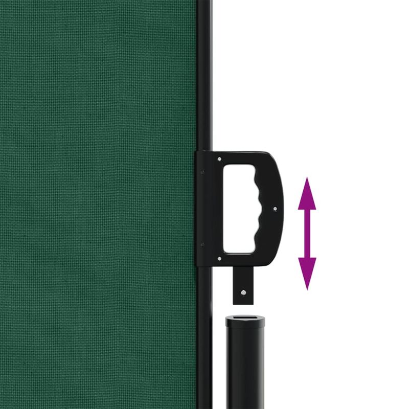 Casa si Gradina - Gradina si terasa - Umbrele si pavilioane - Umbrele - Copertina laterala retractabila, verde inchis, 170x300 cm - Infinity.ro