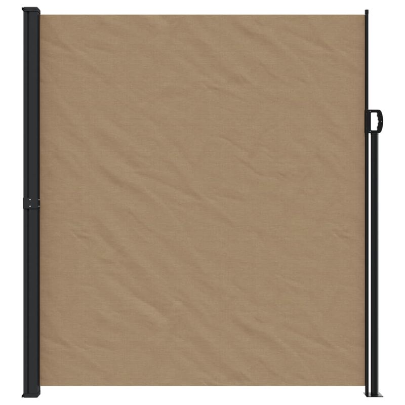 Casa si Gradina - Gradina si terasa - Umbrele si pavilioane - Umbrele - Copertina laterala retractabila, gri taupe, 220x600 cm - Infinity.ro