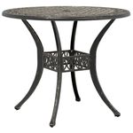 Casa si Gradina - Gradina si terasa - Mobilier exterior - Seturi mobila gradina - Set mobilier bistro, 3 piese, bronz, aluminiu turnat - Infinity.ro