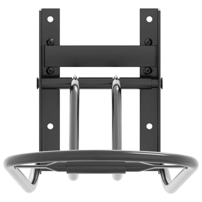 Sport si Outdoor - Accesorii si echipamente sportive - Echitatie - Suport pentru sa pliabil, montat pe perete, negru, fier - Infinity.ro