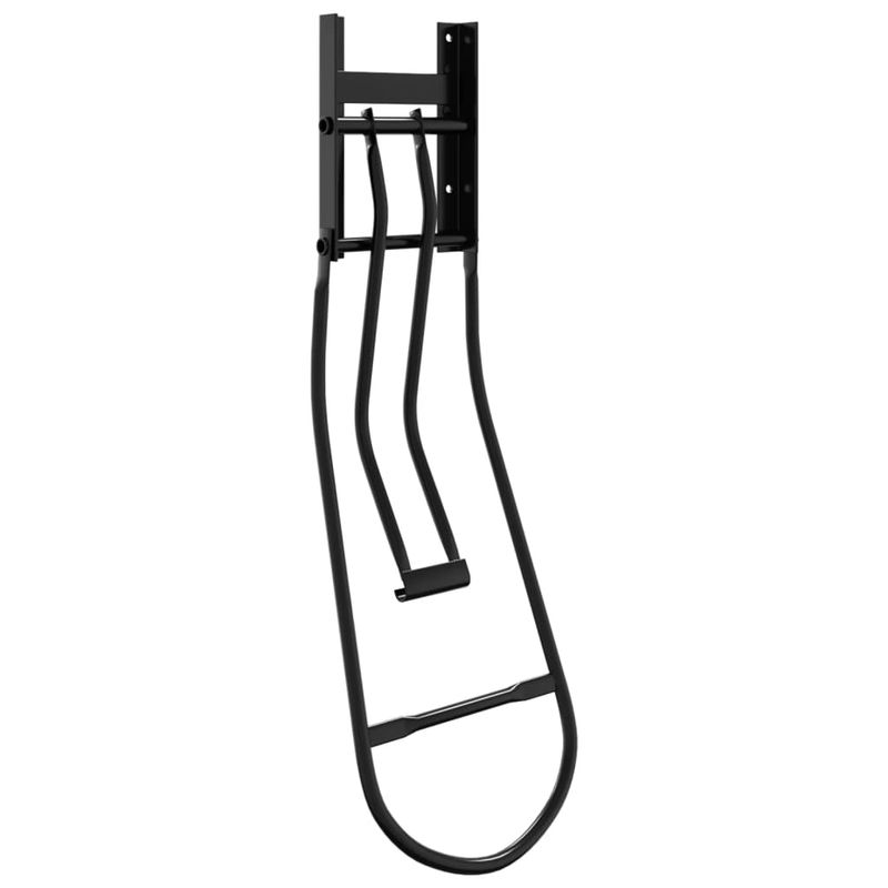 Sport si Outdoor - Accesorii si echipamente sportive - Echitatie - Suport pentru sa pliabil, montat pe perete, negru, fier - Infinity.ro