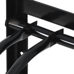 Sport si Outdoor - Accesorii si echipamente sportive - Echitatie - Suport pentru sa pliabil, montat pe perete, negru, fier - Infinity.ro